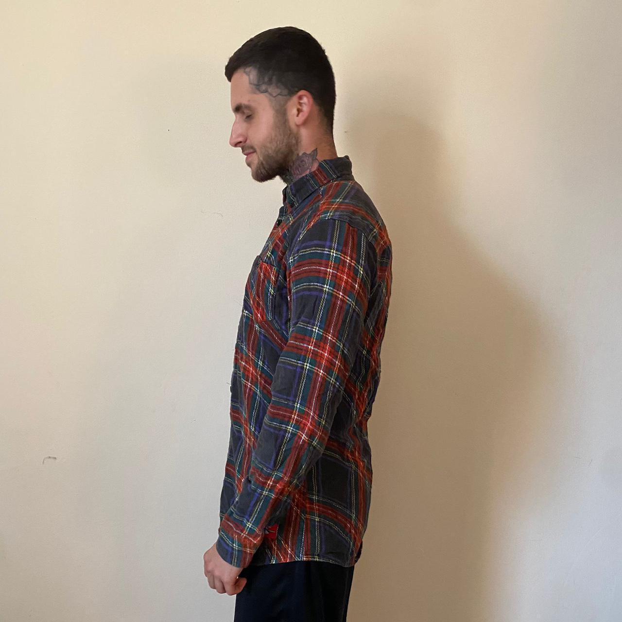 Super rare Drop Dead Crazy Plaid button up shirt...