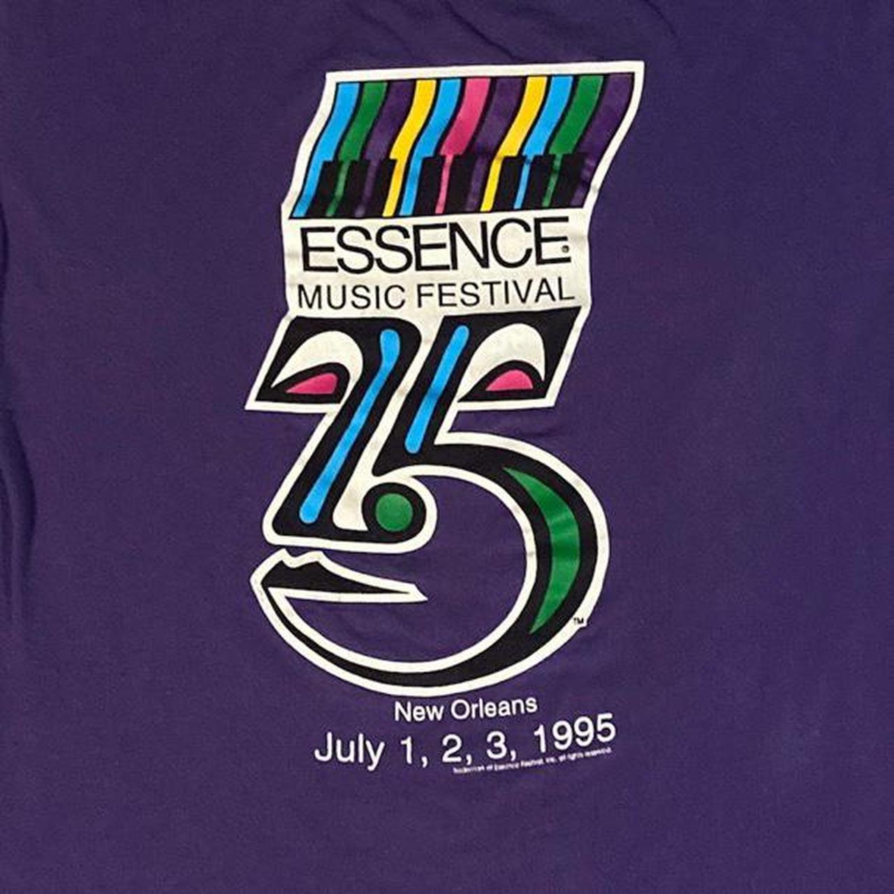 Vtg 1995 Essence Music Festival single stitch... - Depop