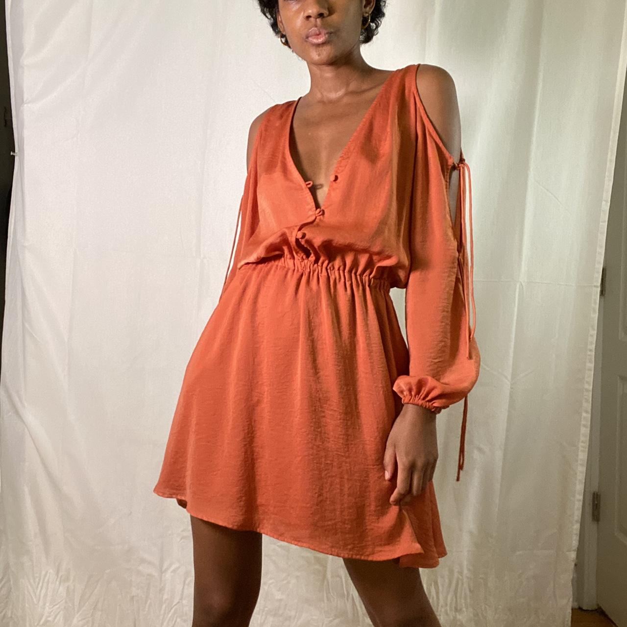 Nordstrom Women's Orange Dress Depop