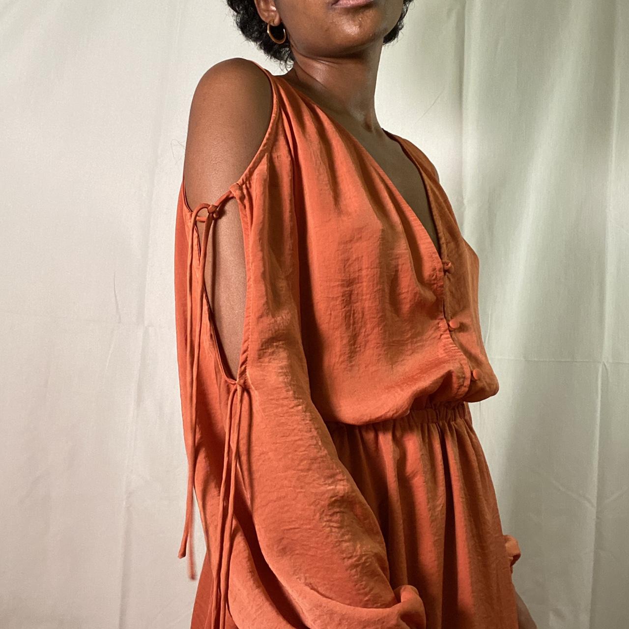 Nordstrom Women's Orange Dress Depop