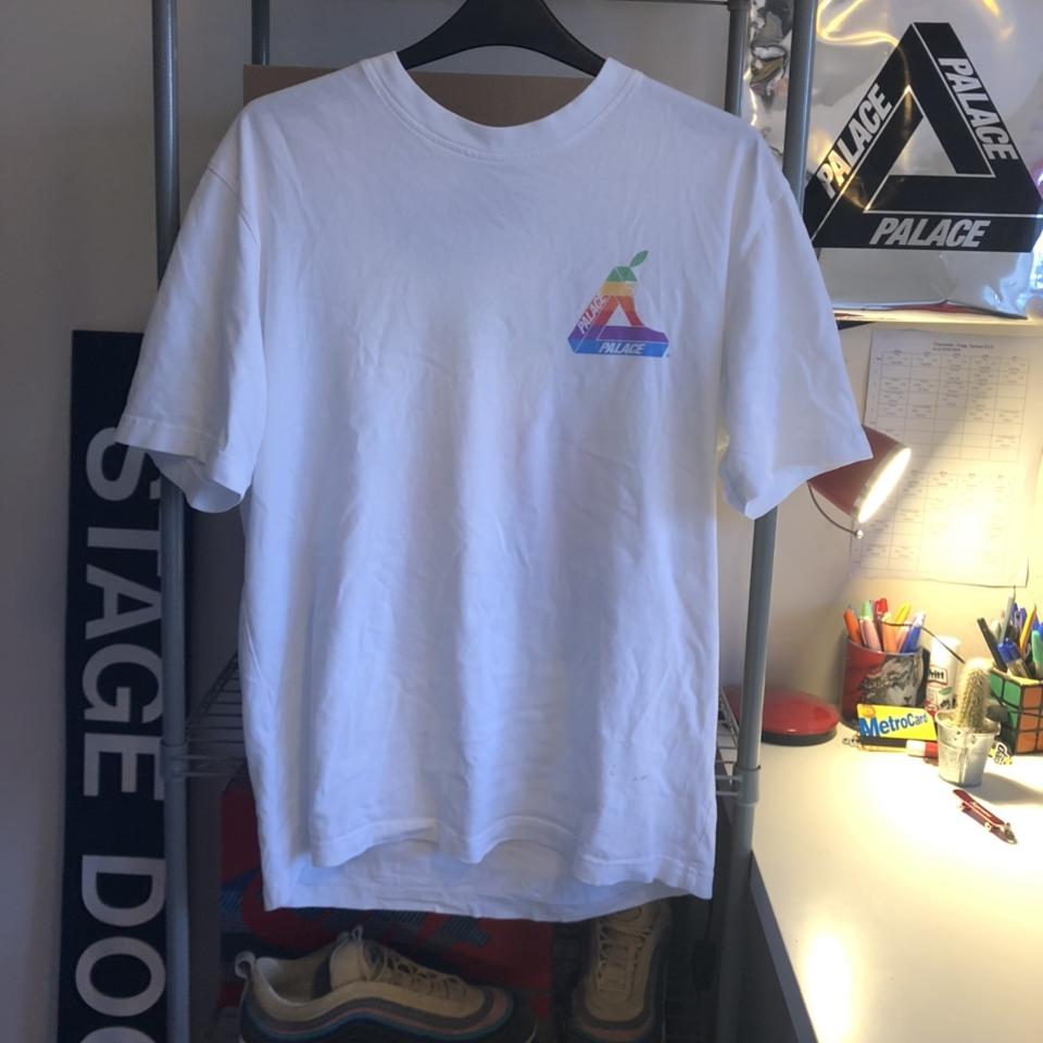 Palace Jobsworth triferg tee, White, Size medium , 9/10...