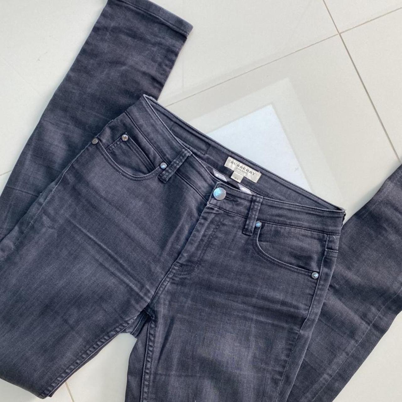 Washed black Y2K Burberry skinny fit jeans ️‍🔥 - 28R... - Depop