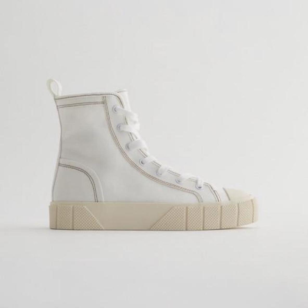 Zara high top trainers UK 4 Brand new with tags Depop
