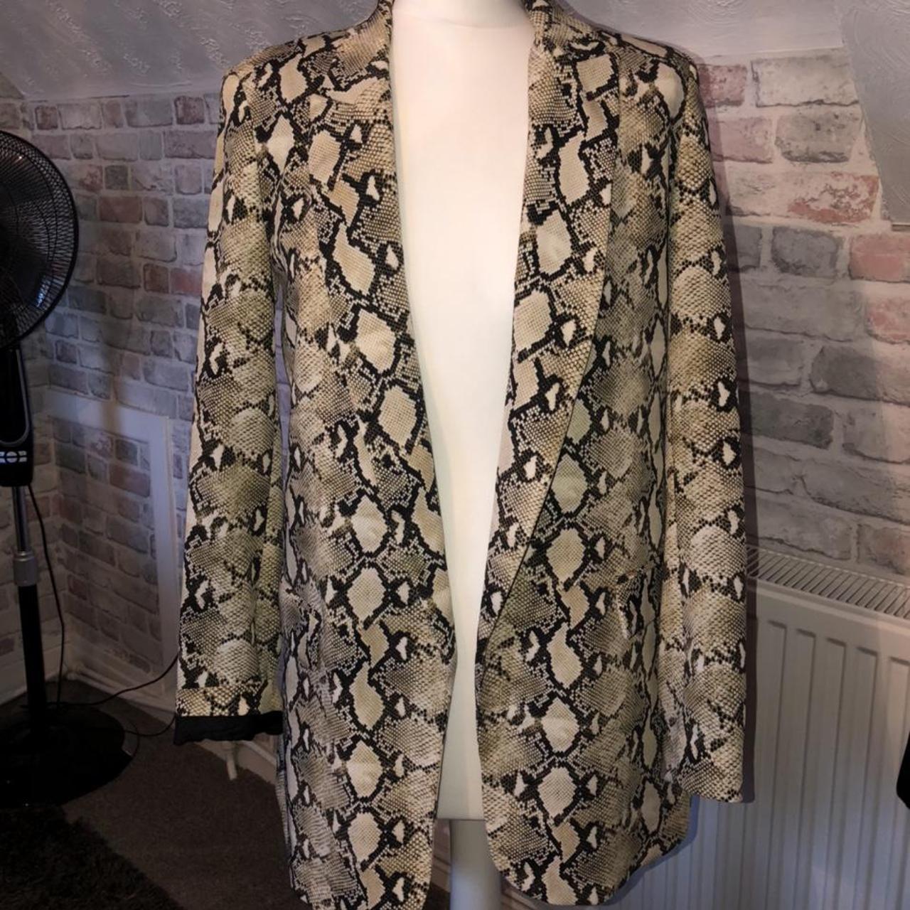 snake blazer zara