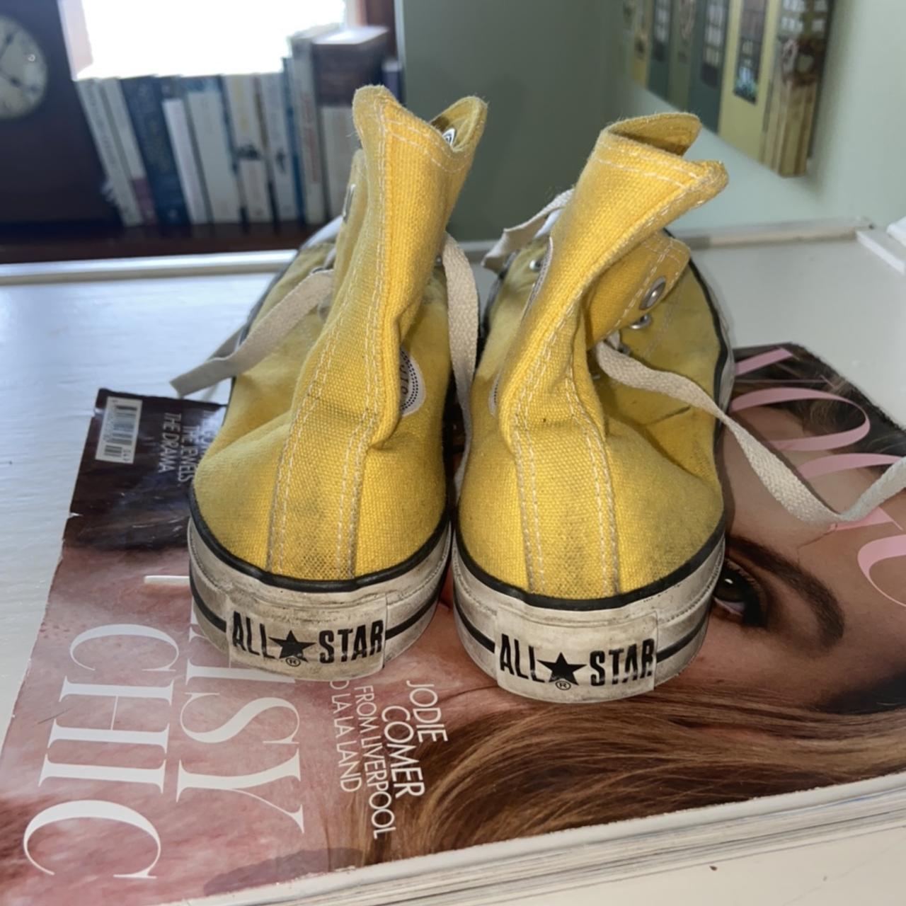 Dirty 2025 yellow converse