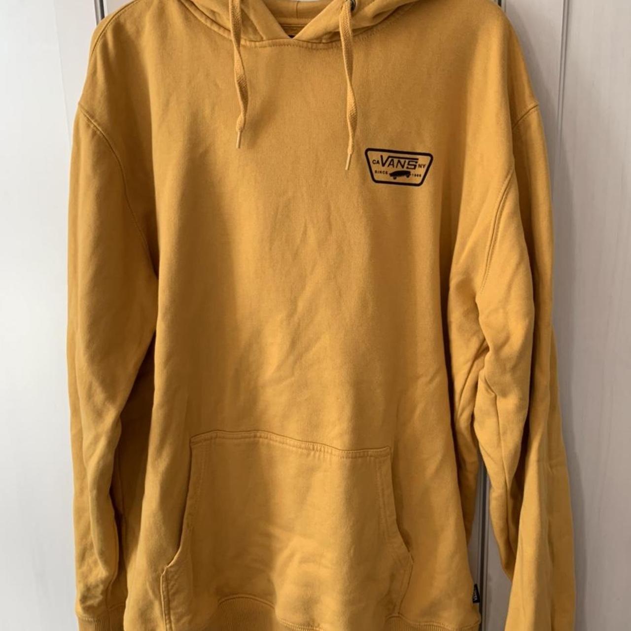Mustard Yellow Vans Hoodie message before... Depop