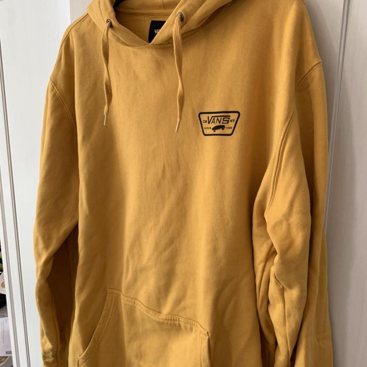 Mustard Yellow Vans Hoodie message before... Depop