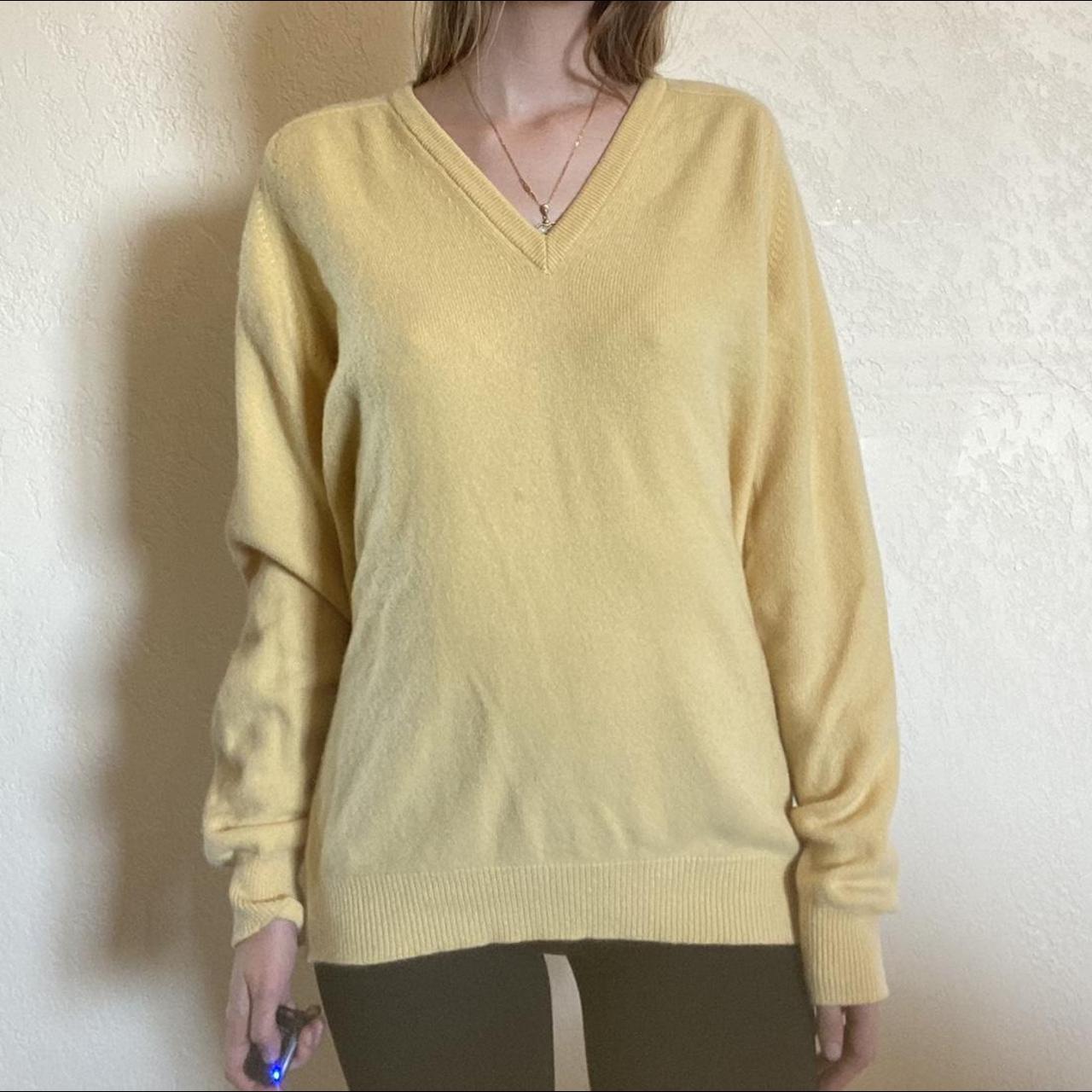 Light yellow sweater discount womens