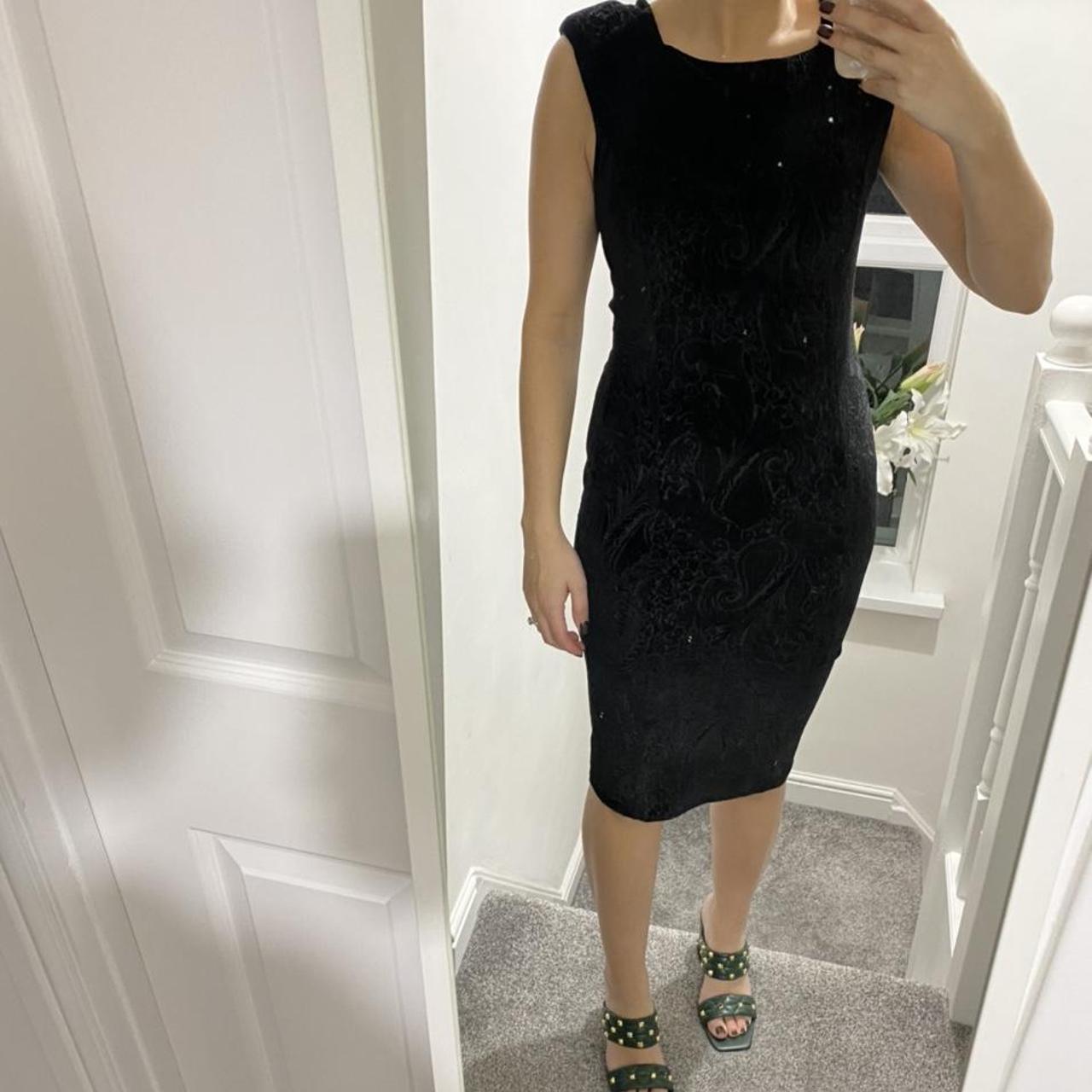 Miss selfridge outlet velvet dress