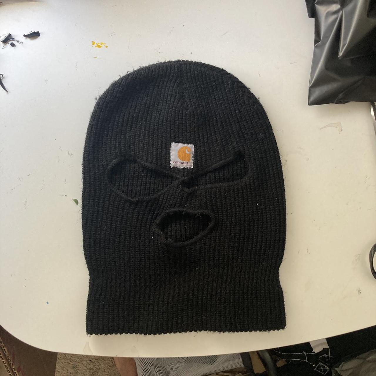 Black carhartt balaclava! Classic black ski mask... Depop