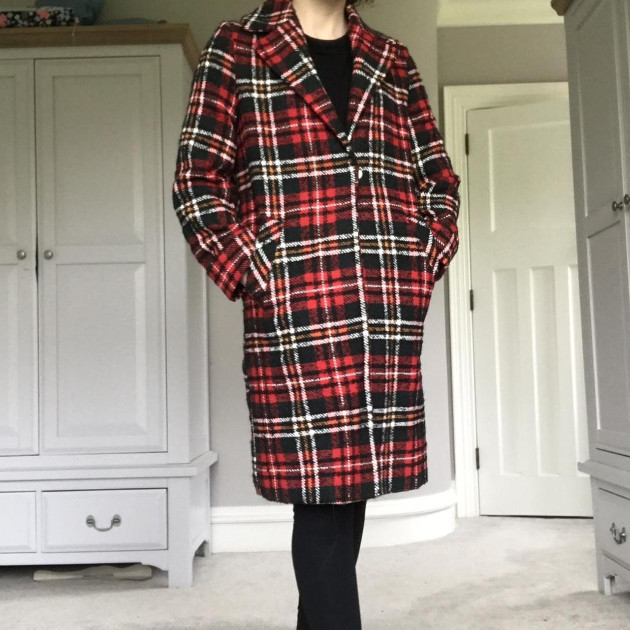 Tartan coat from River Island A classic tartan