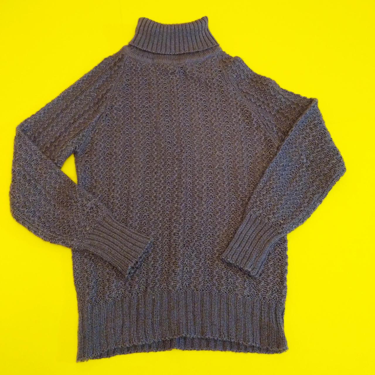 🍇70's Vintage Purple Turtleneck Sweater. Women's... - Depop