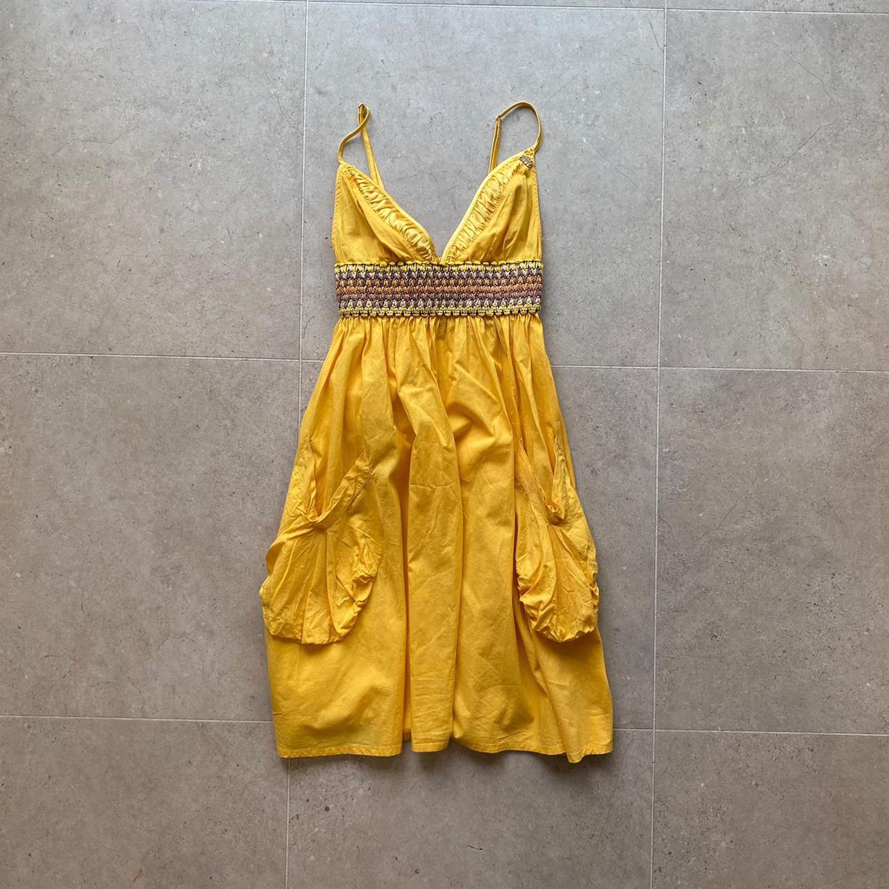Absolutely stunning vintage yellow Miss Sixty... - Depop