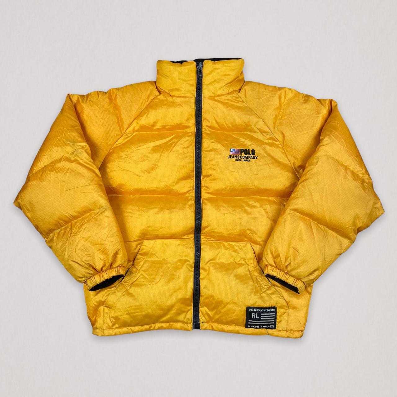 ralph lauren yellow puffer jacket