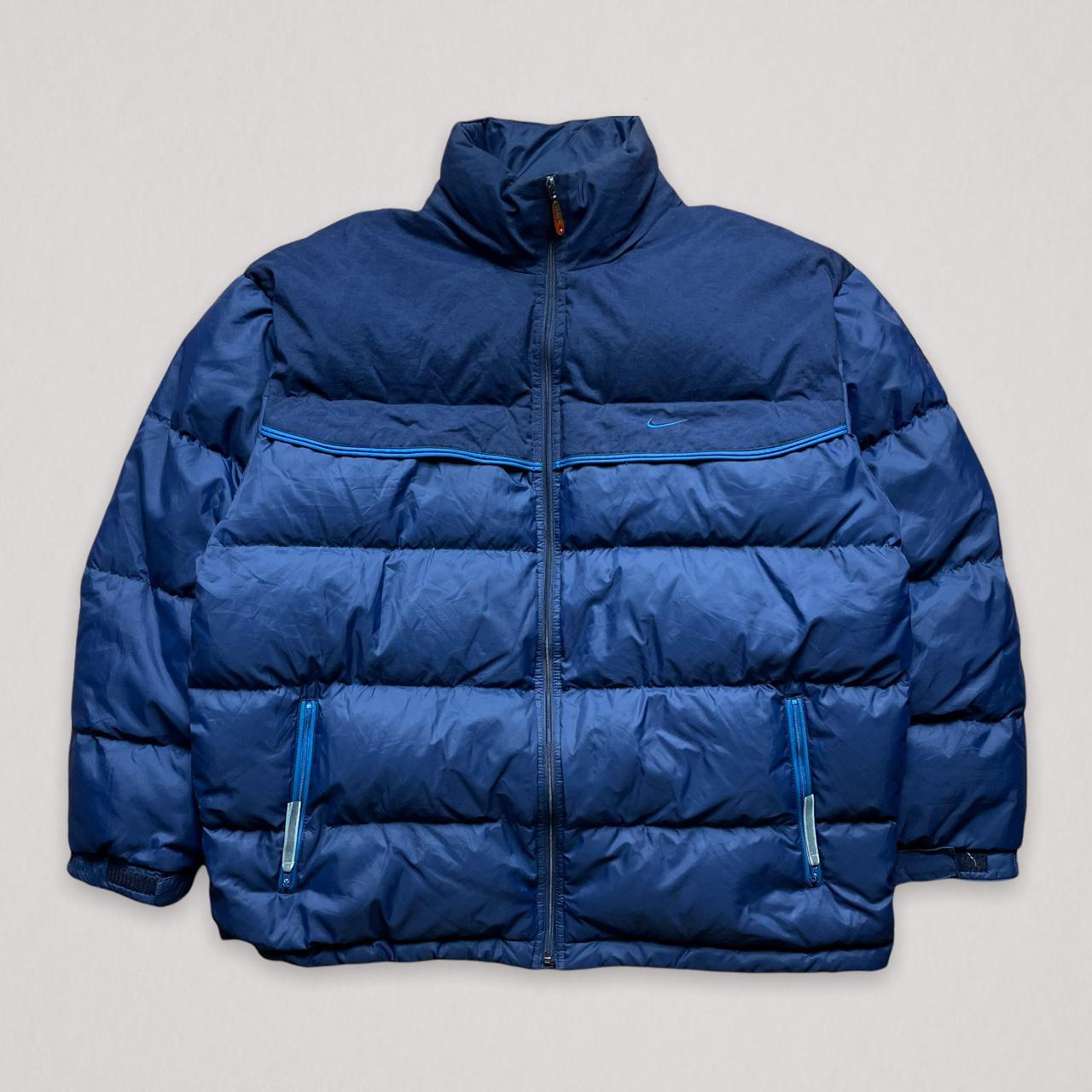 navy nike puffer jacket