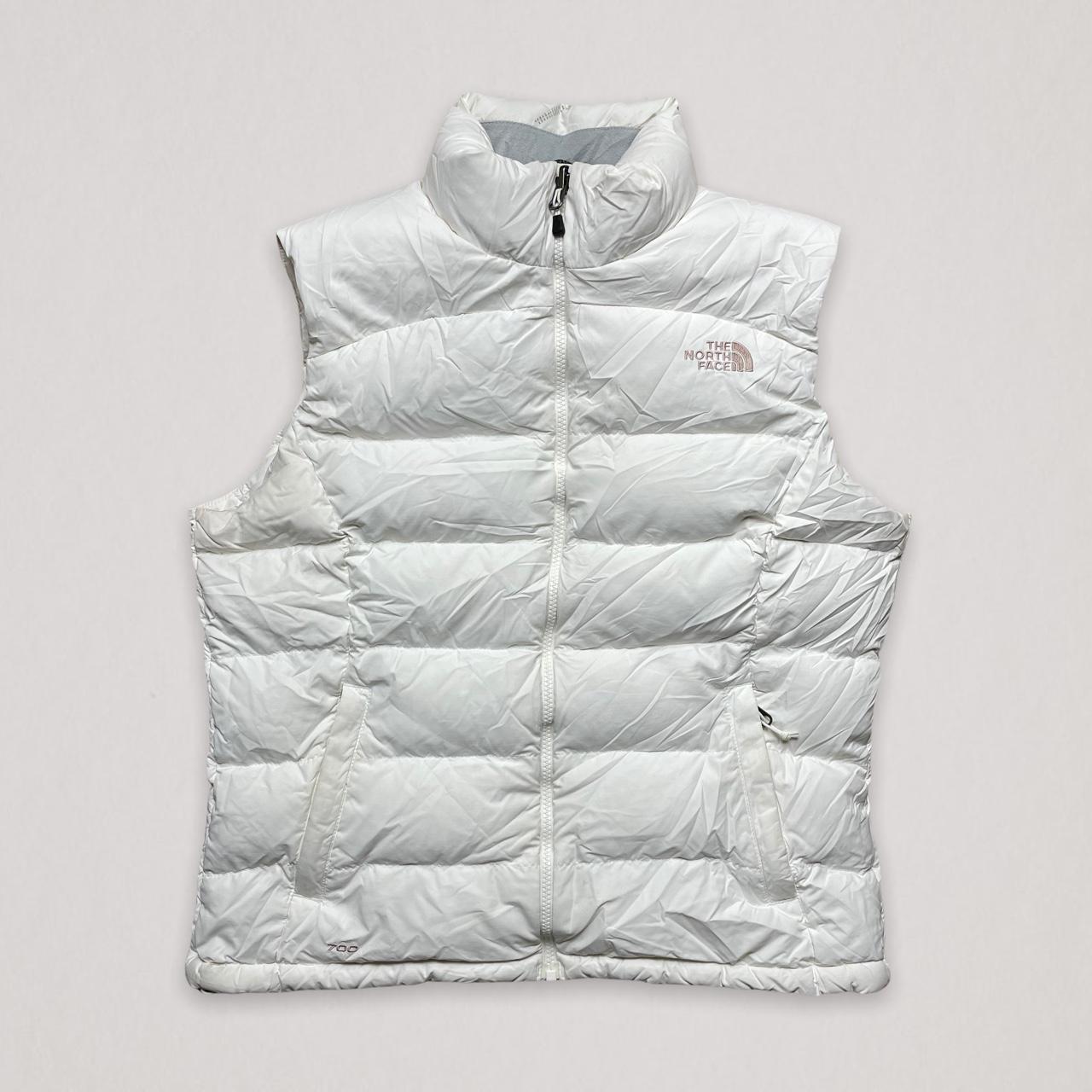 white north face gilet