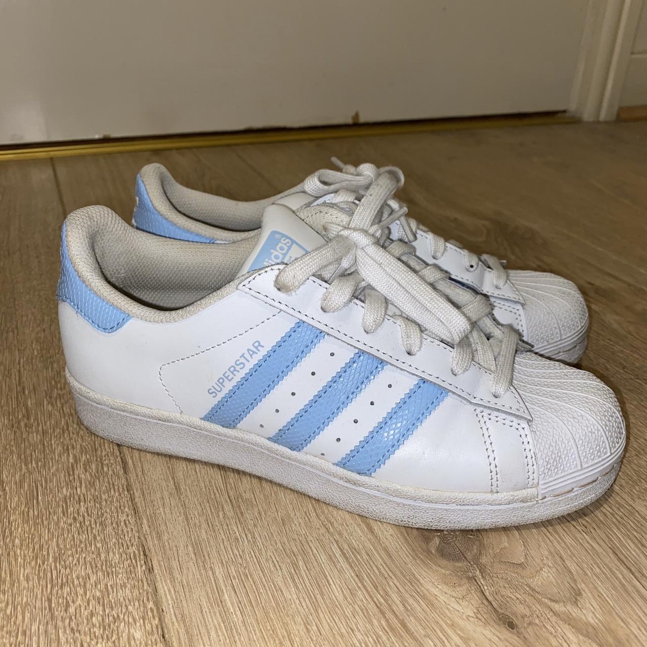 Womens Adidas Adidas Superstar Light Blue Size Women's Adidas