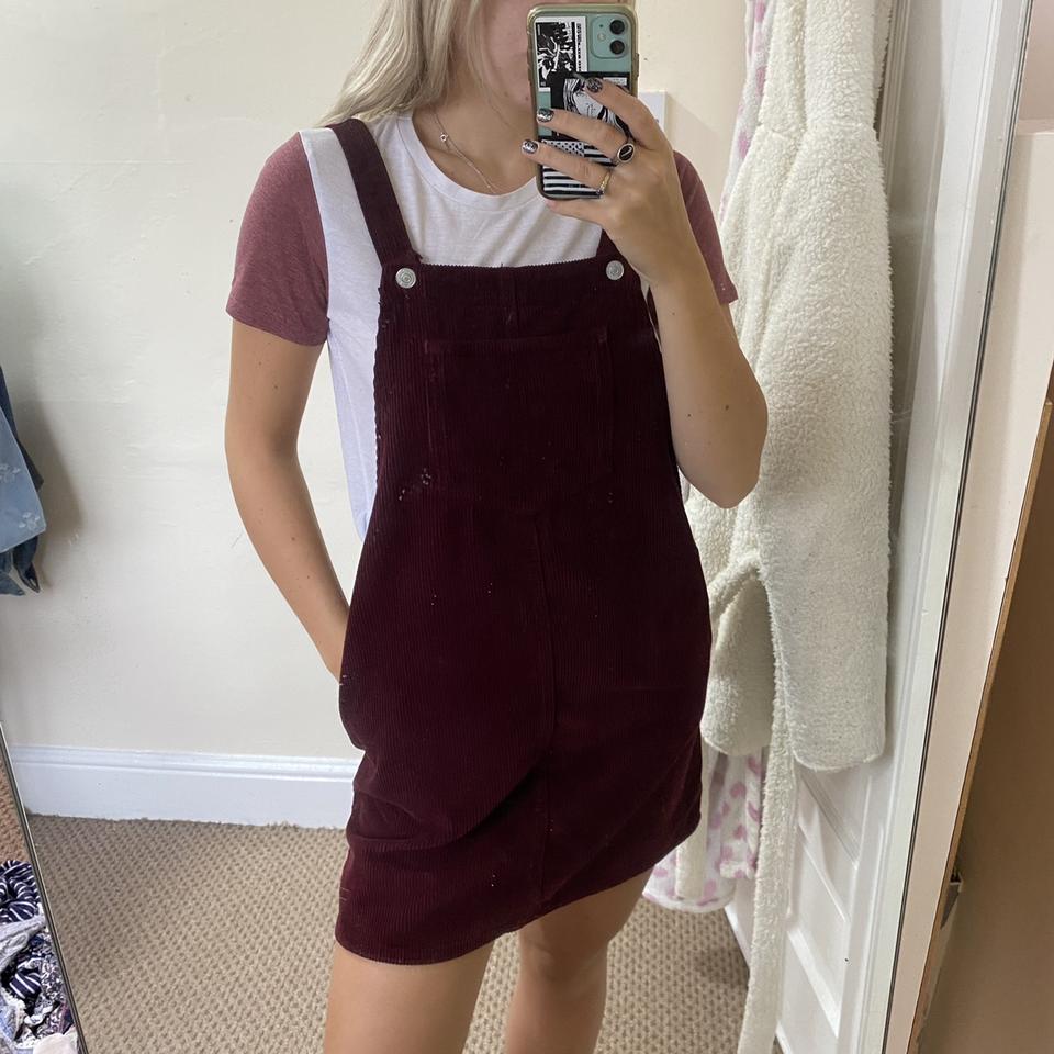 Cord pinafore dress on sale topshop