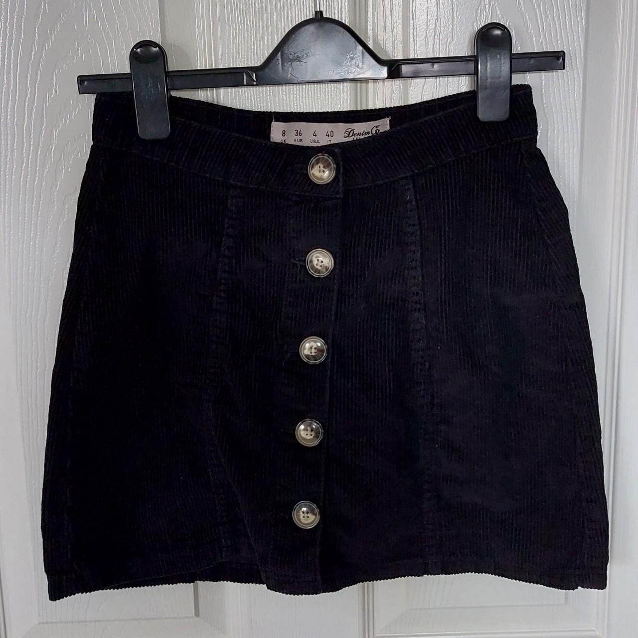 Corduroy button up mini skirt. Goes with everything,... - Depop
