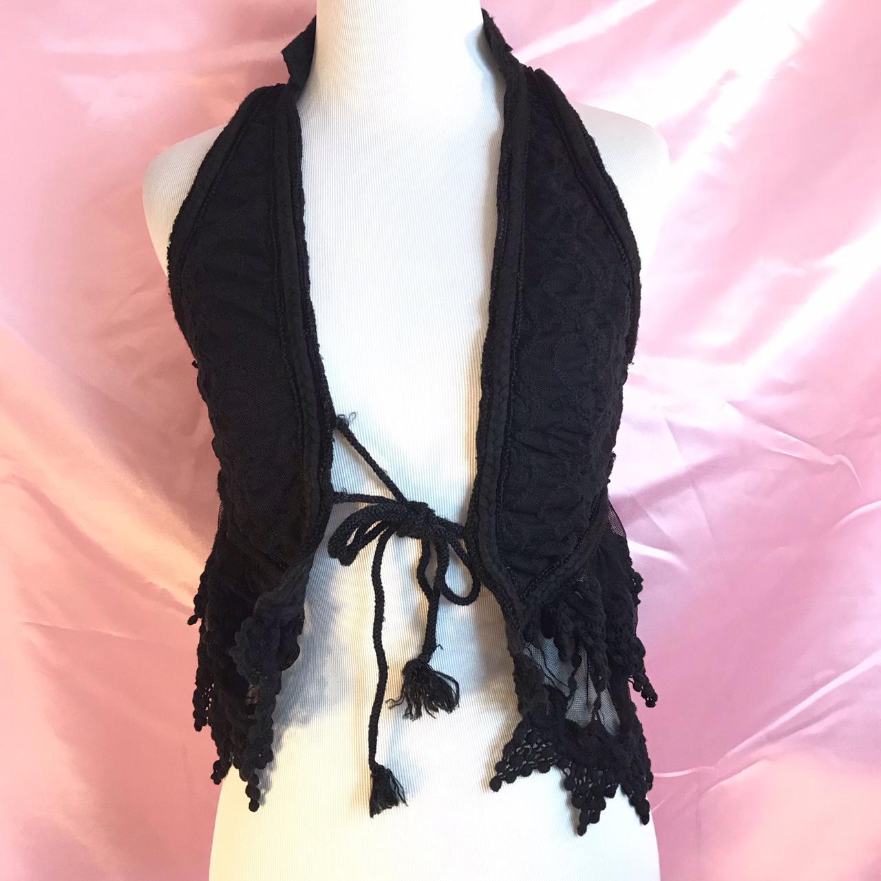 Product Image 1 - Zara women black lace vest