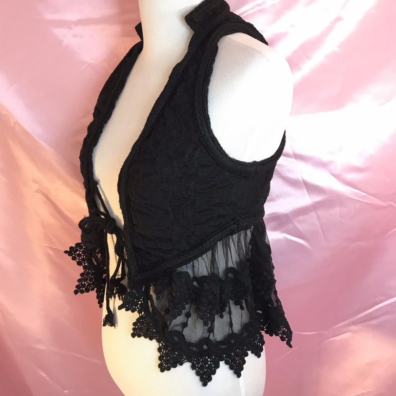 Product Image 2 - Zara women black lace vest