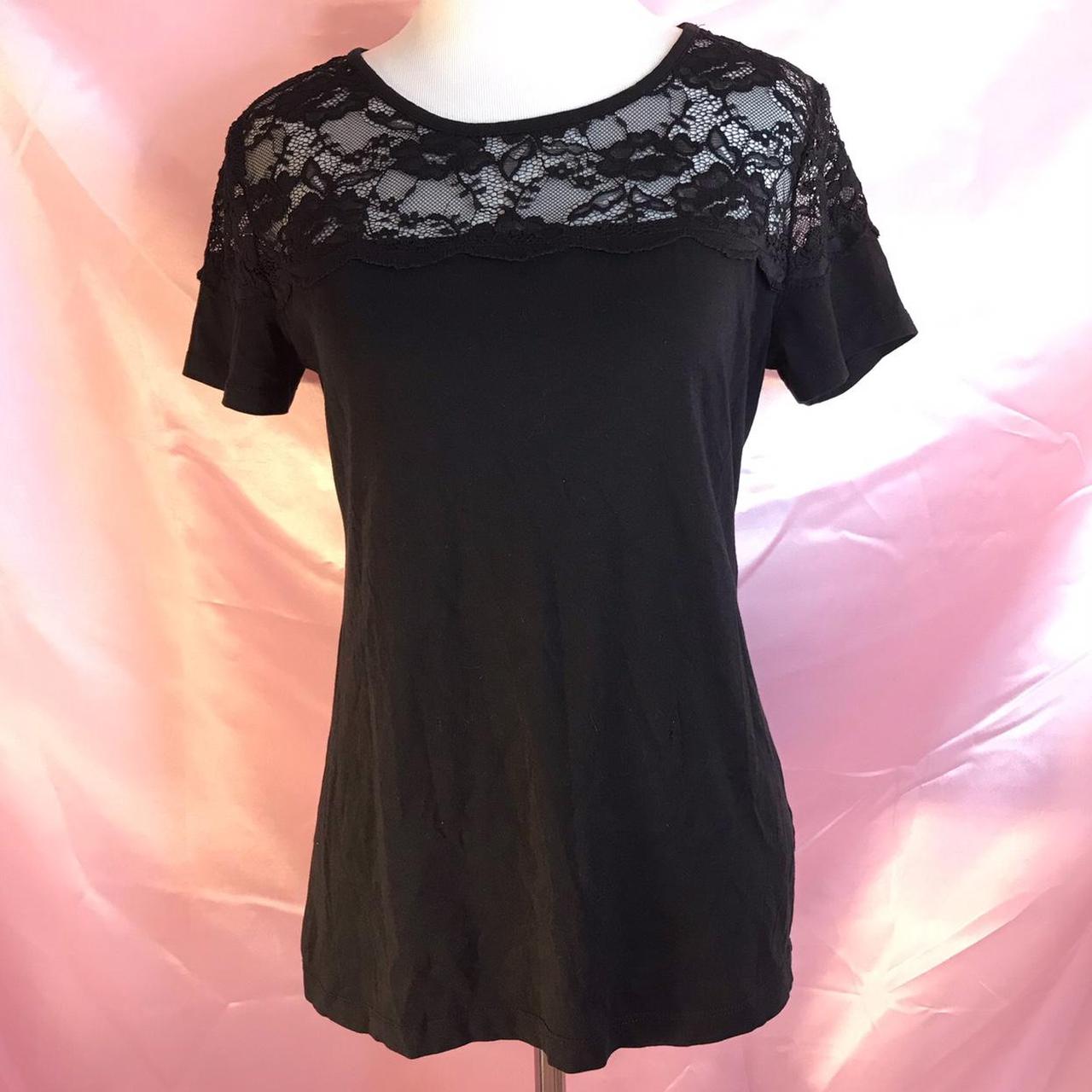 Product Image 1 - H&M black lace panel shirt
