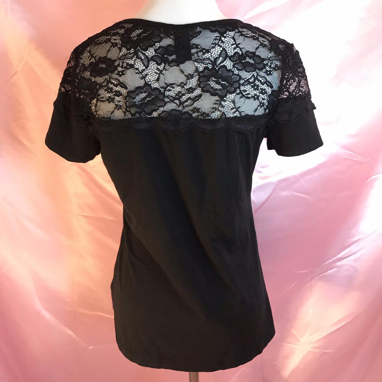 Product Image 3 - H&M black lace panel shirt
