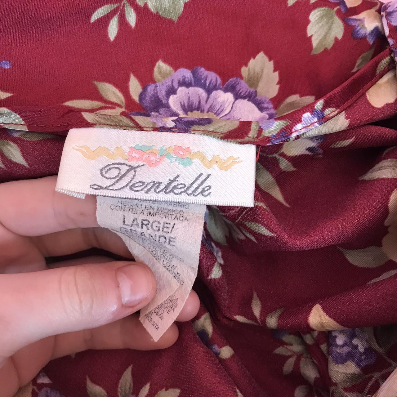 Women's Red and Cream Nightwear Depop