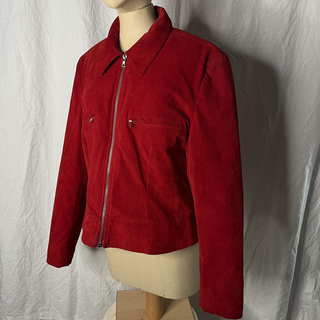 Helmut Lang Women's Red Jacket | Depop