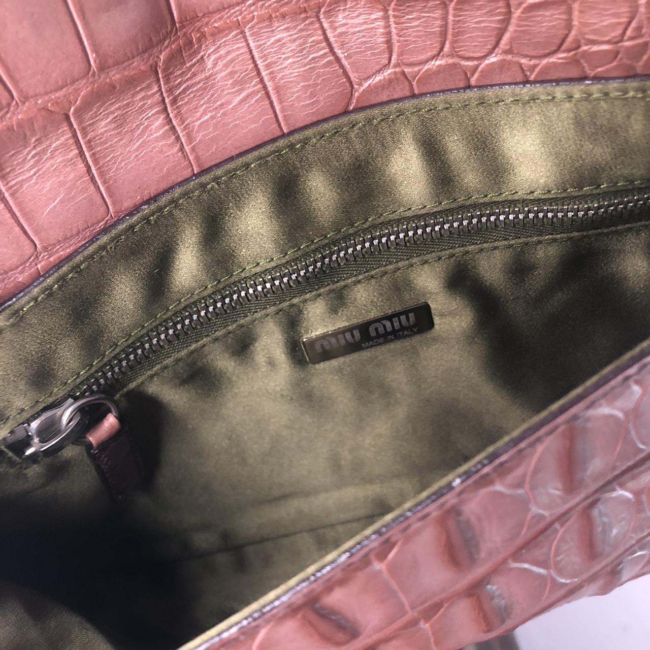 RARE pink and orange MIU MIU chest rig bag from - Depop