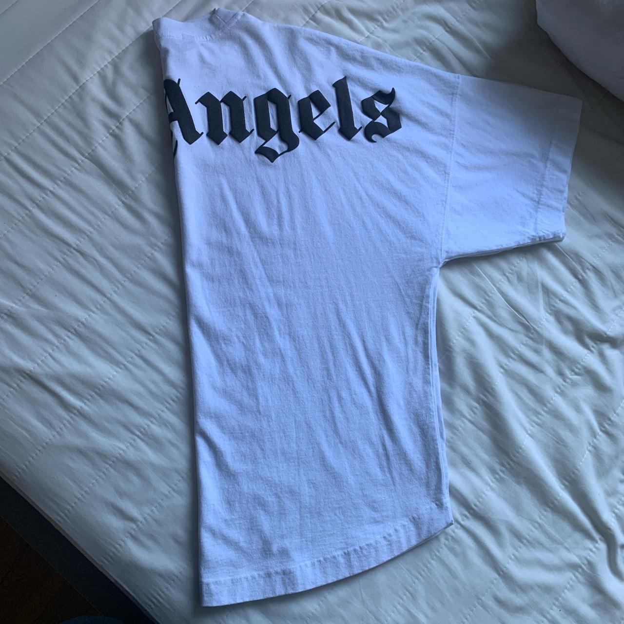 Palm angels shirt, great for street style, fits big - Depop