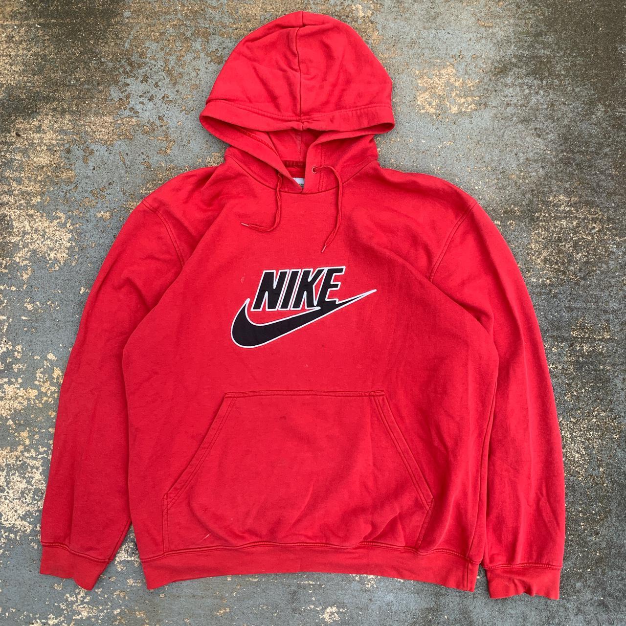 Vintage 2000’s Nike Center Swoosh Logo Hoodie. Size... - Depop