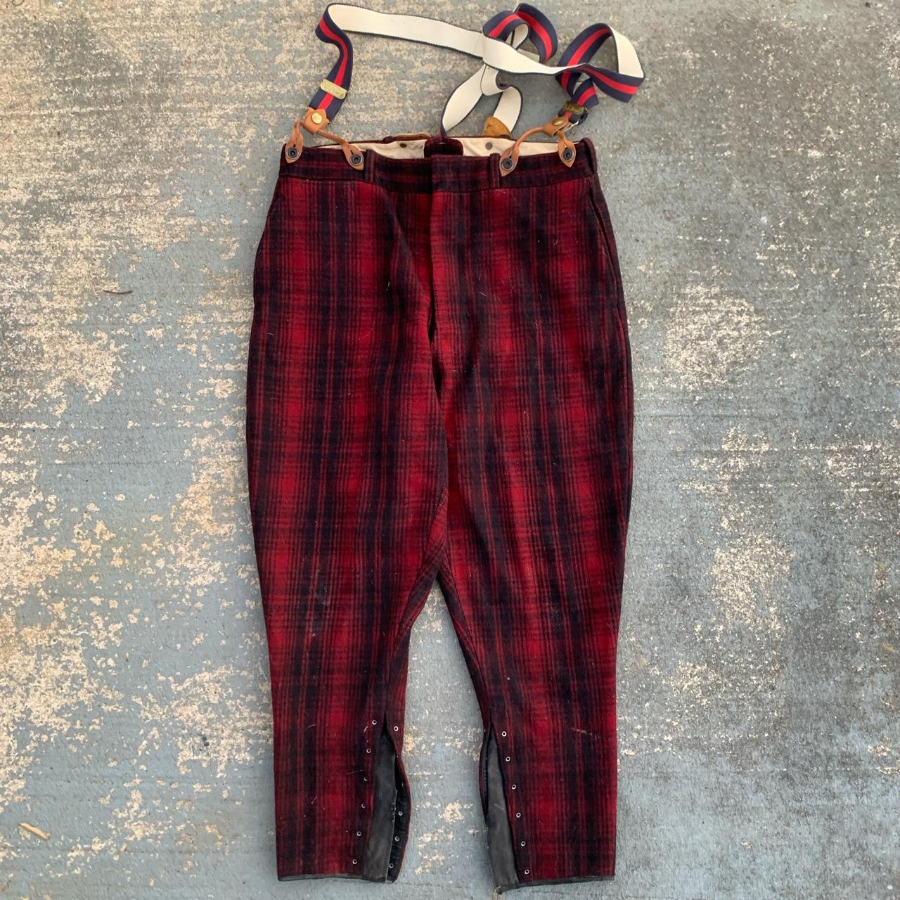 plaid hunting pants