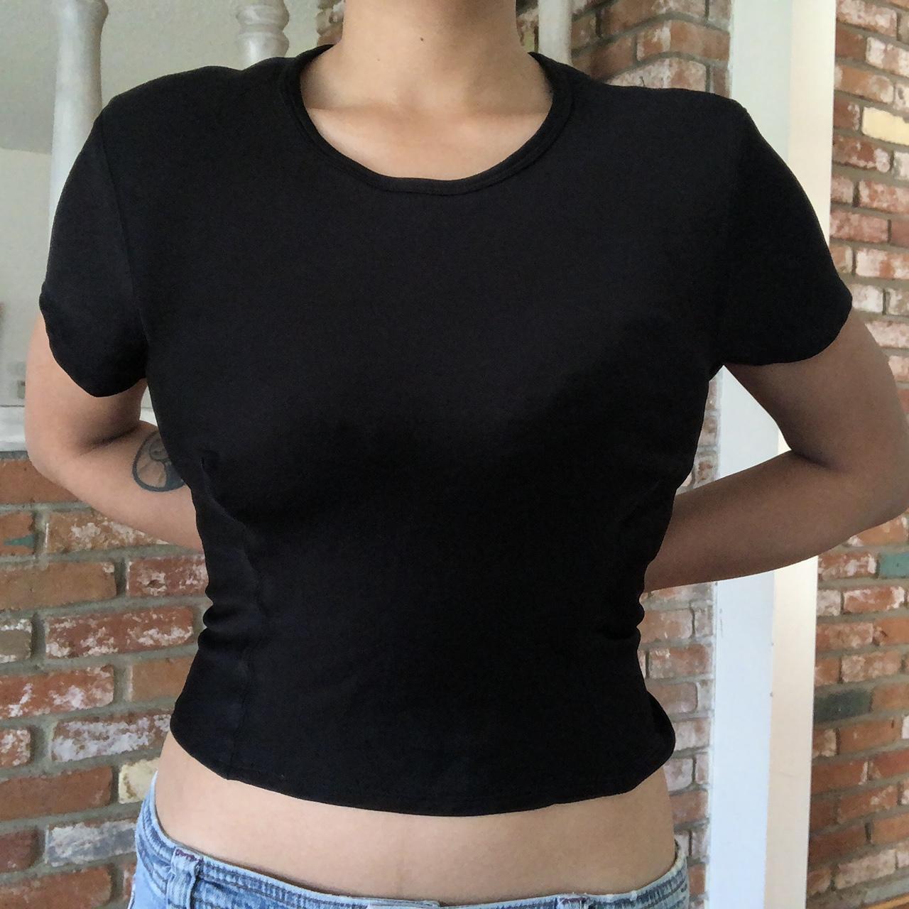 Donna Karan Women's Black T-shirt (2)