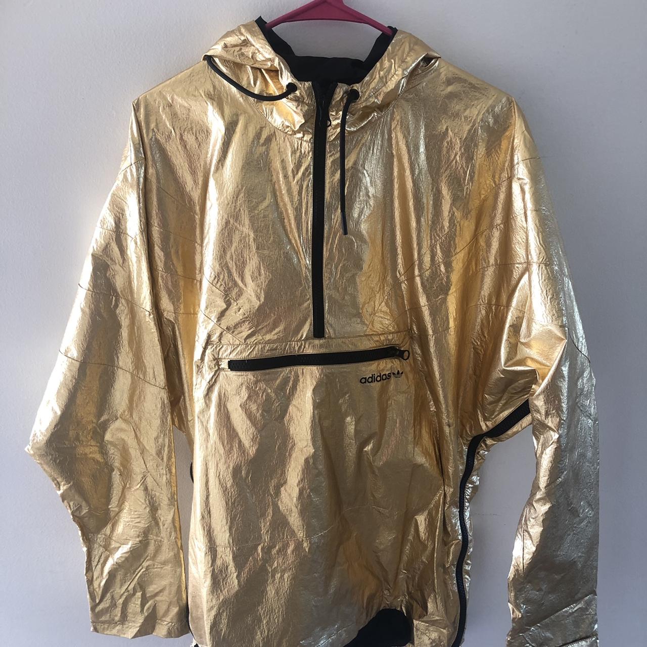 Adidas fontanka hot sale jacket gold