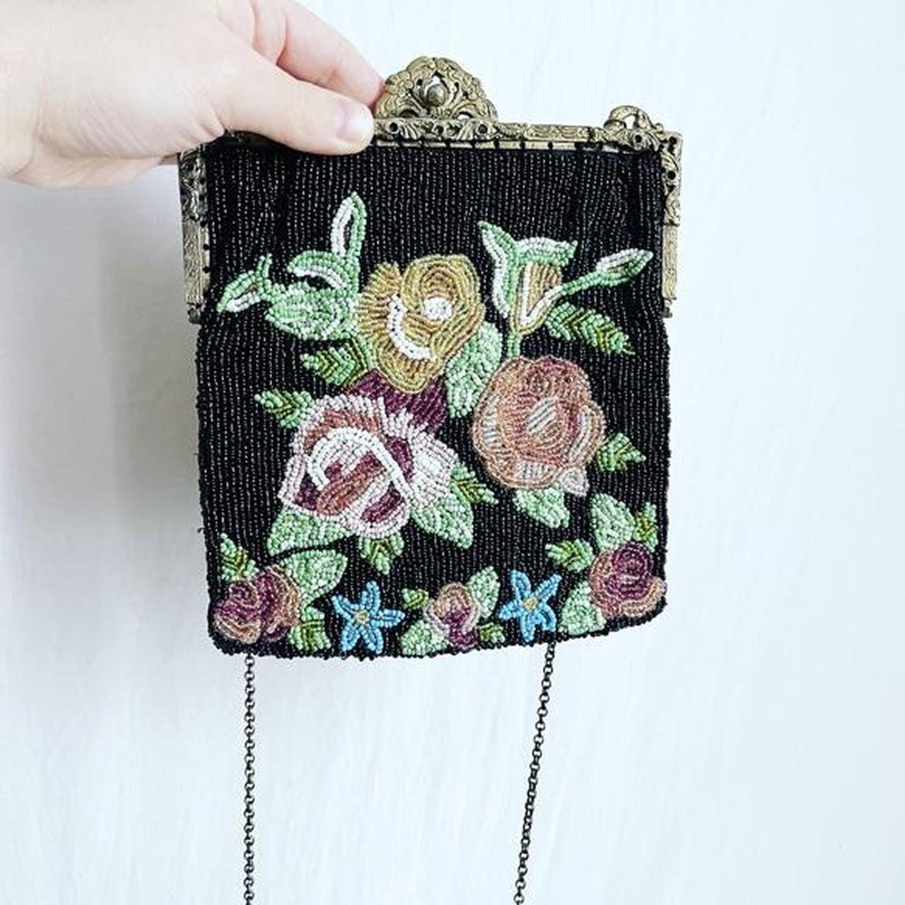 Vintage 90s Beaded Purse