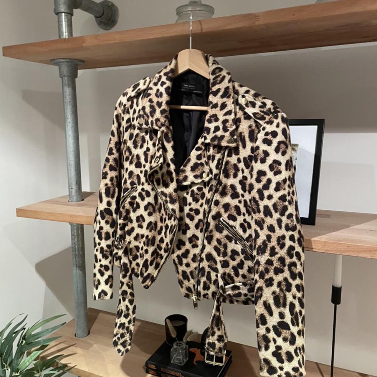 zara leopard moto jacket