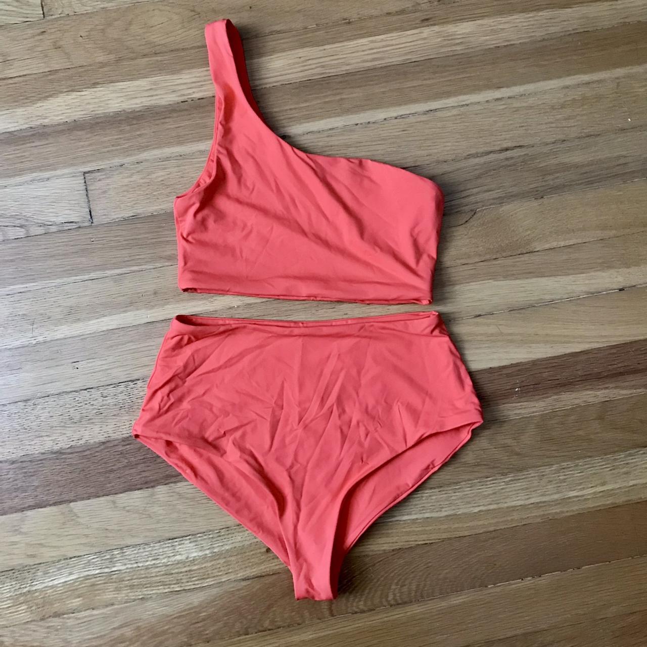 Girlfriend Collective bikini top in color Koi 🐠 sold... - Depop