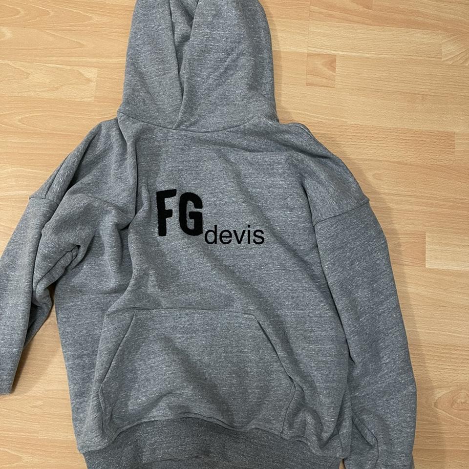 Fear Of God Sixth Collection Grey FG Hoodie RRP... - Depop