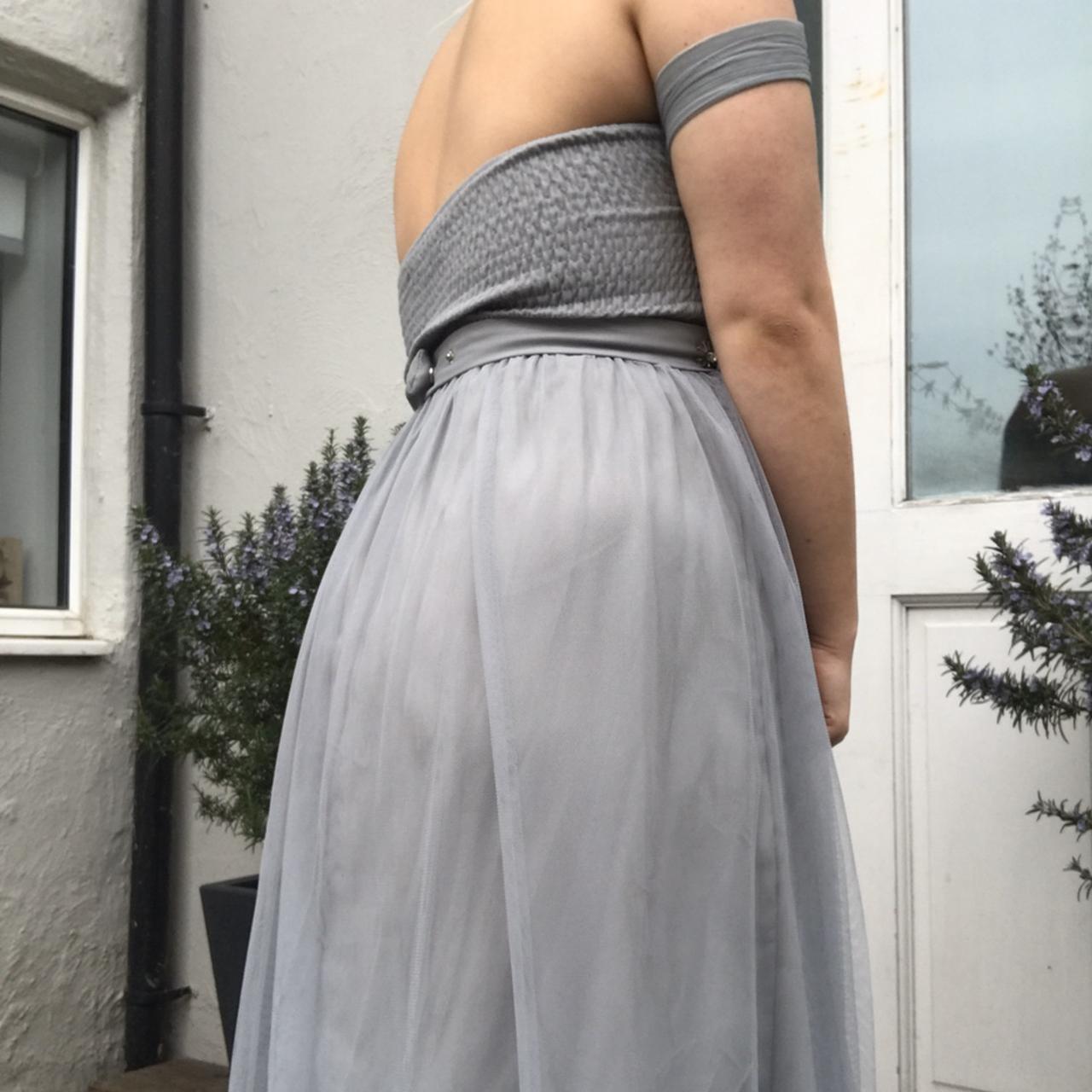 pastel duck egg blue/grey formal off the... Depop