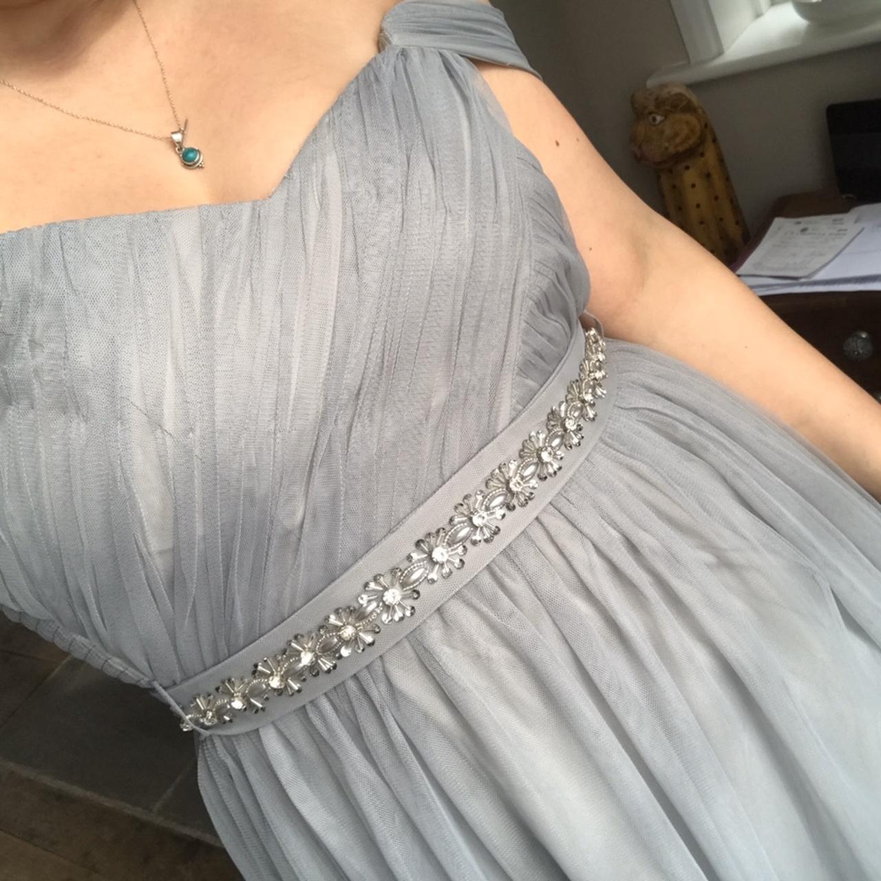 pastel duck egg blue/grey formal off the... Depop