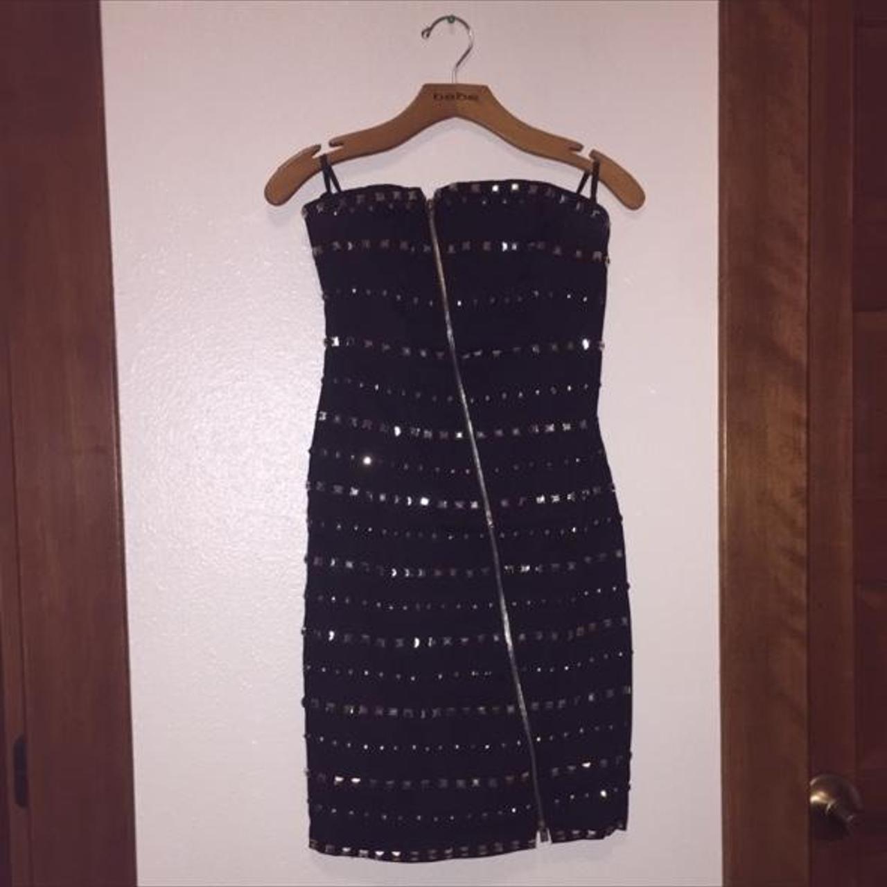 Bebe beaded hot sale dress