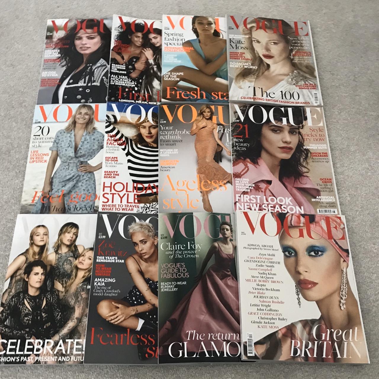 Vogue magazine 2017 issues All in good condition &... - Depop