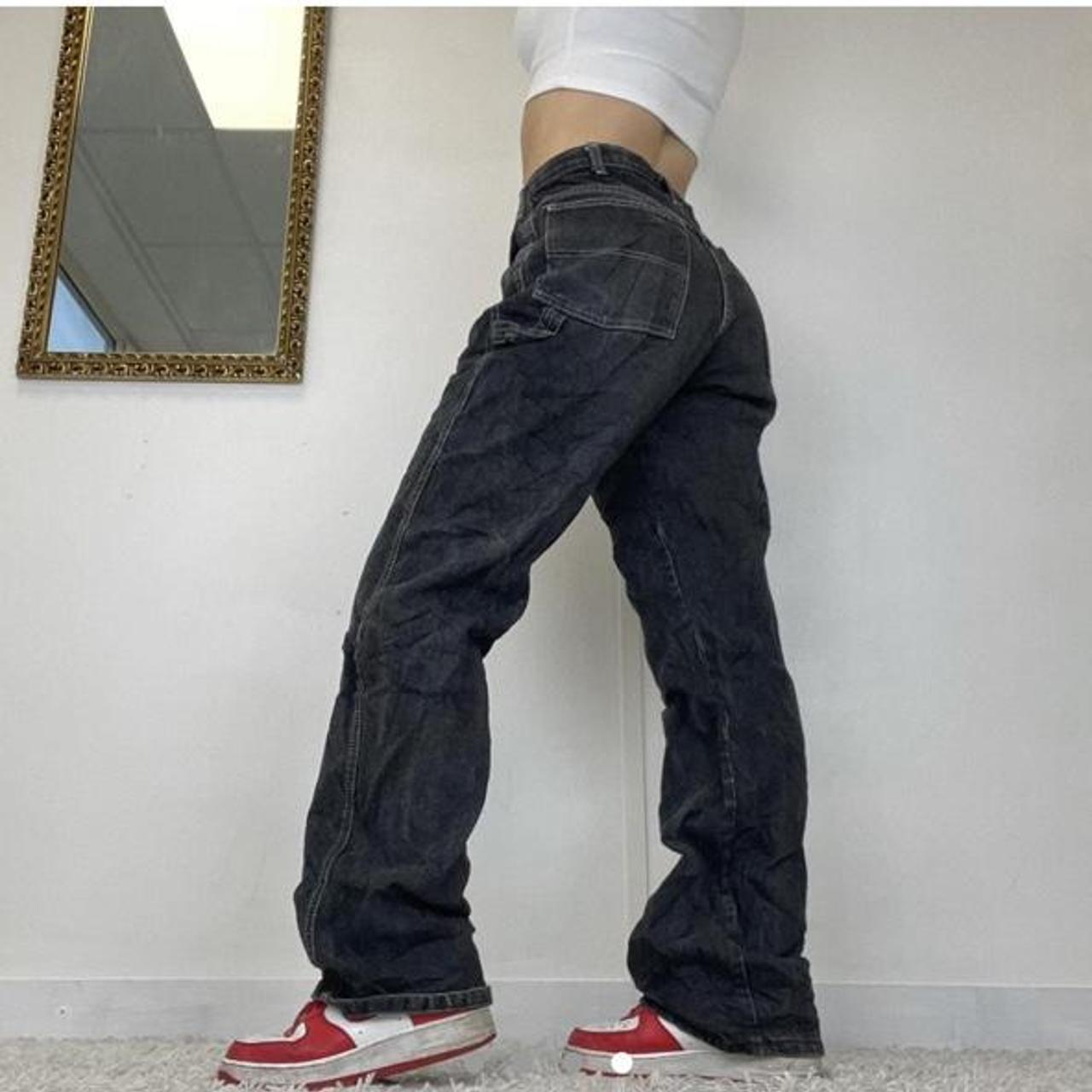 Pengest black CAT cargo jeans, size W32 L34, bought... Depop