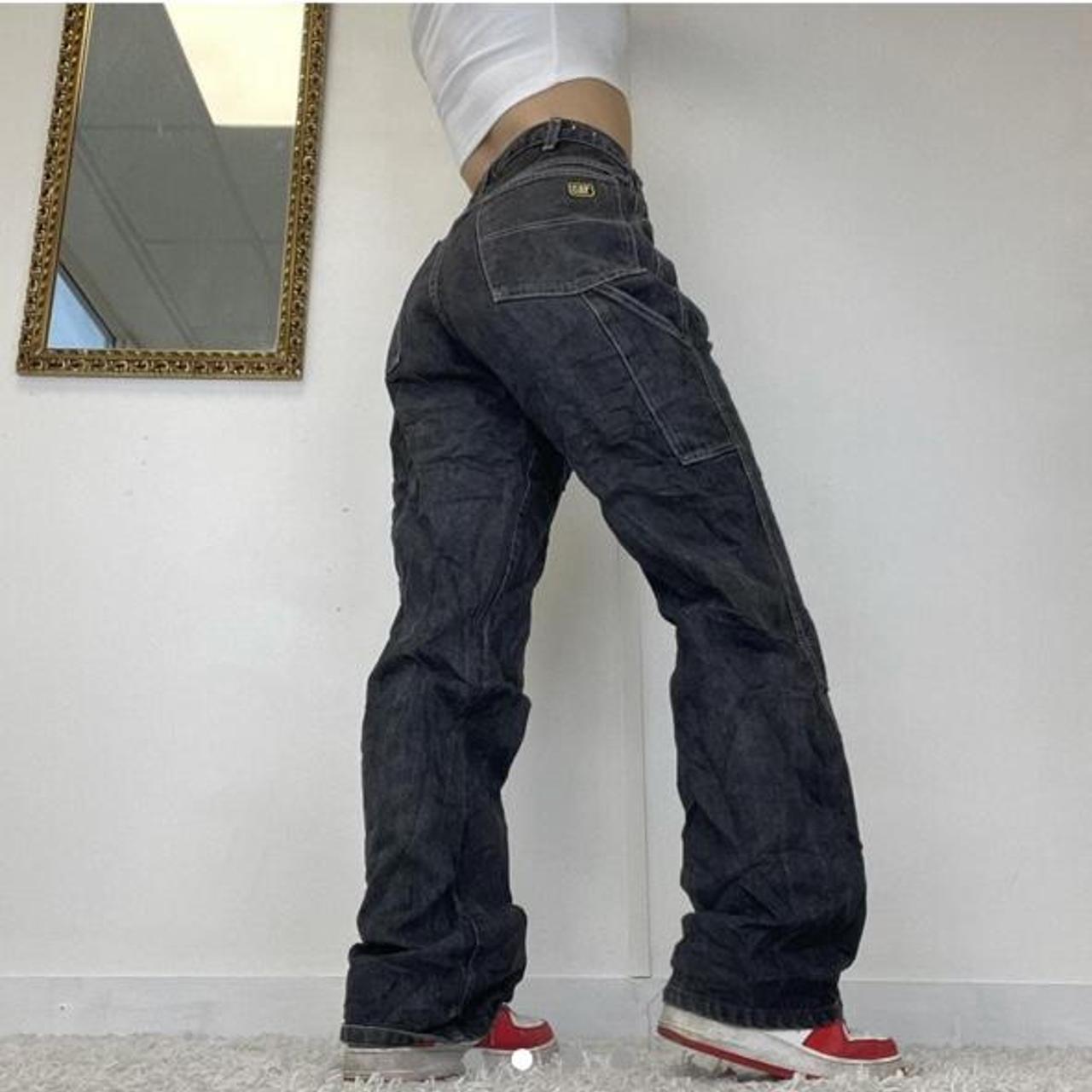 Pengest black CAT cargo jeans, size W32 L34, bought... Depop