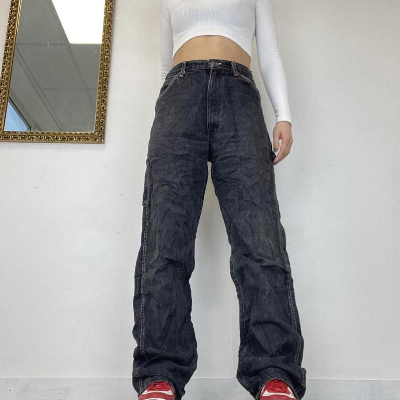 Pengest black CAT cargo jeans, size W32 L34, bought... Depop