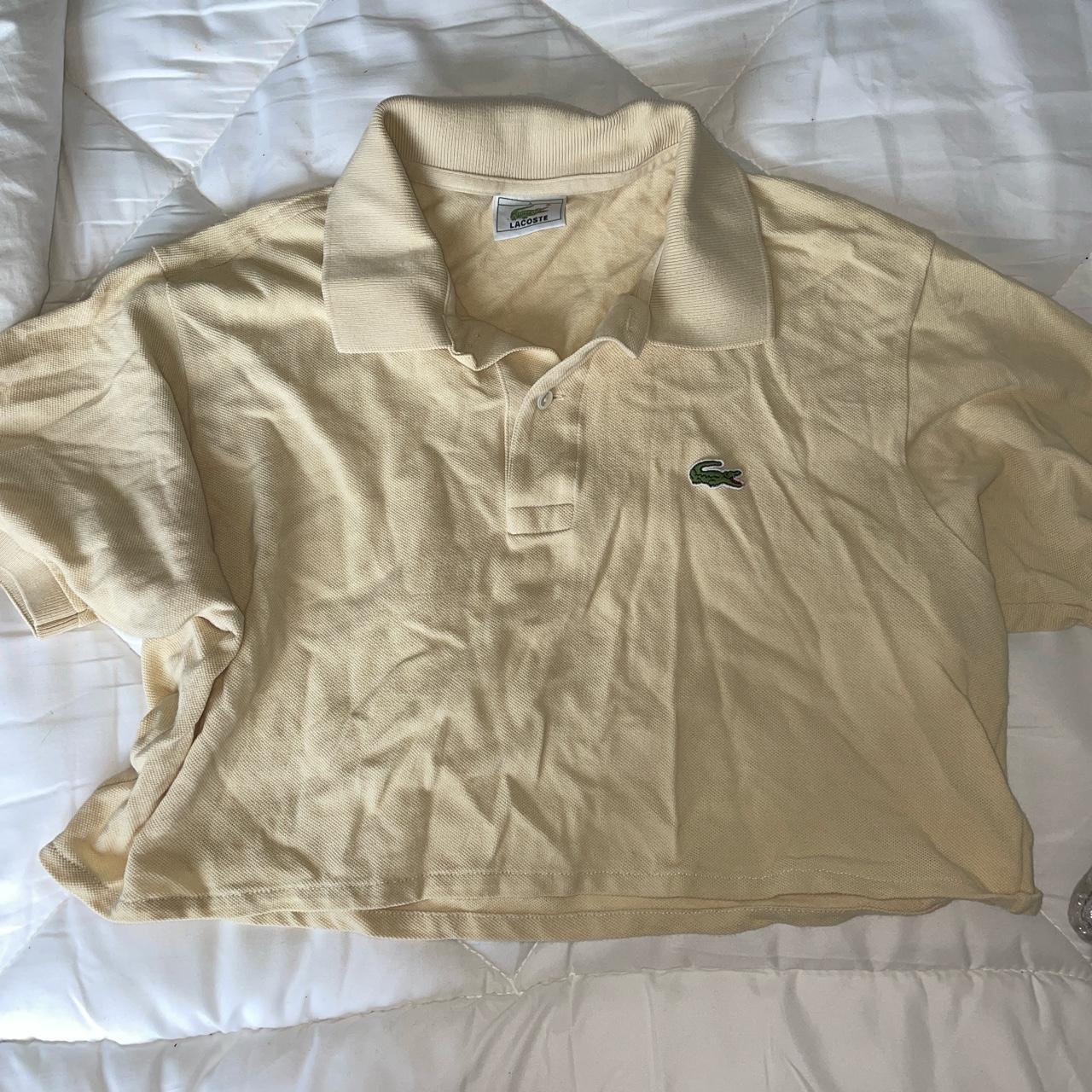 Vintage Lacoste crop polo. Size small-medium. Bought... - Depop