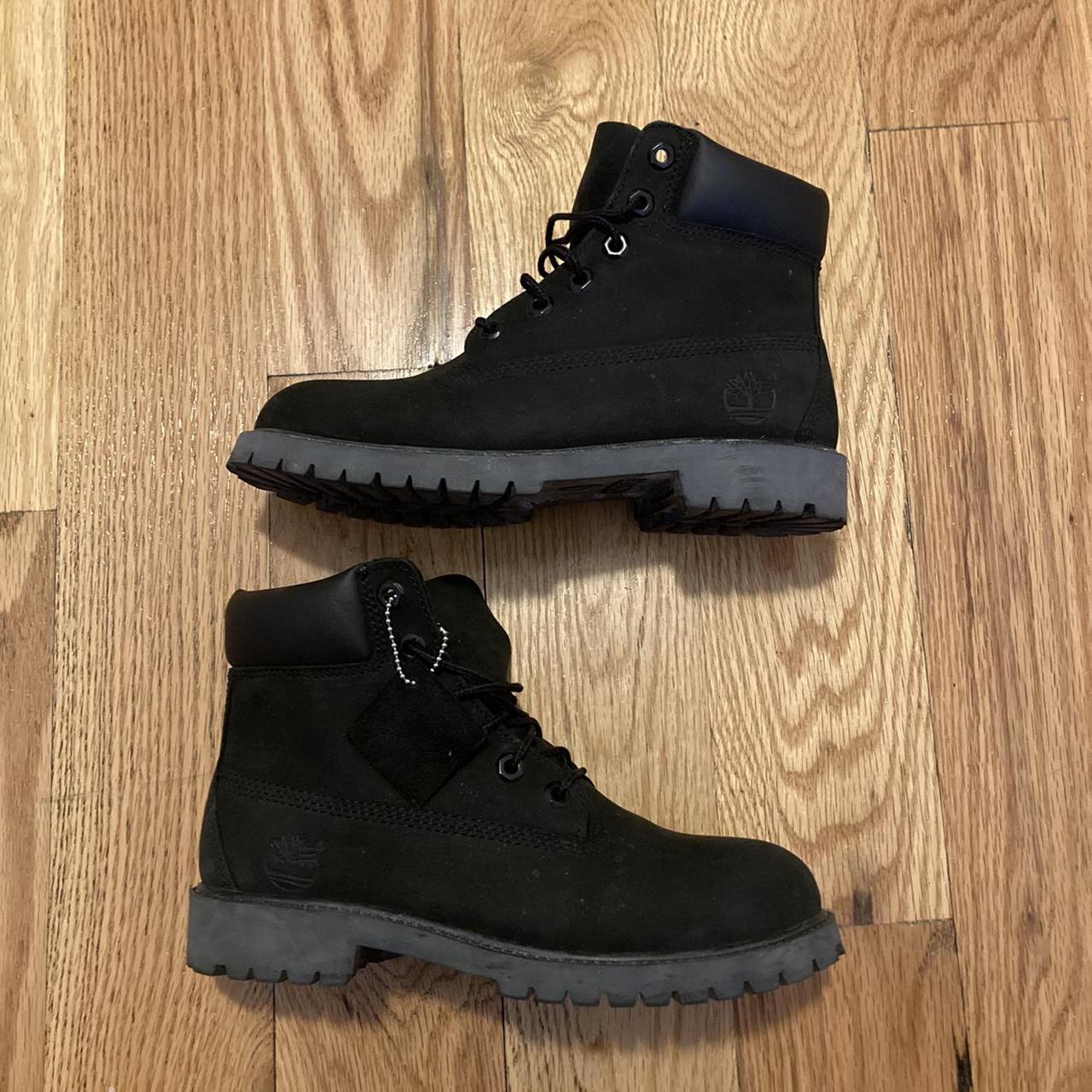 Timberland matte sale black boots