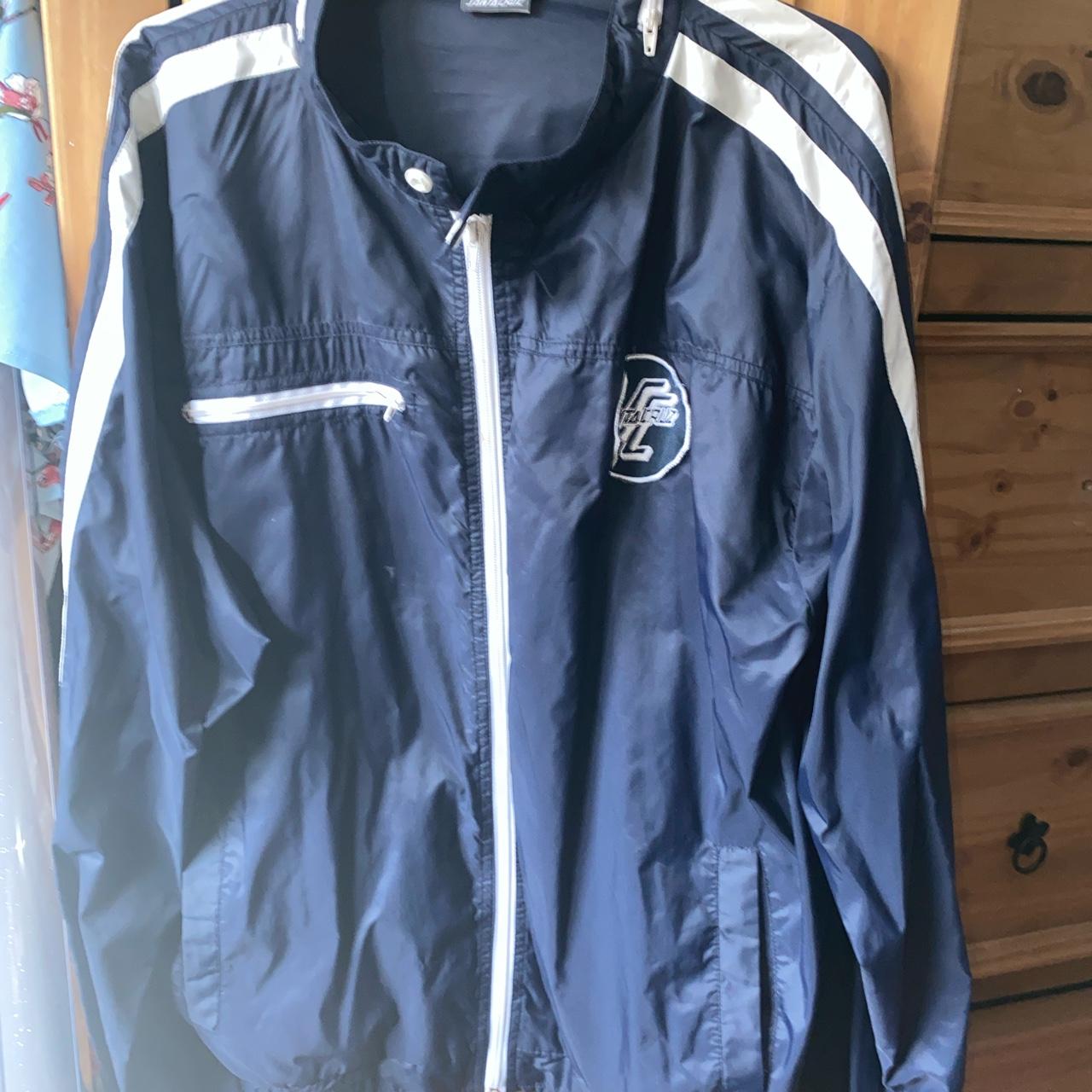 SANTA CRUZ Windbreaker Jacket (Navy) Worn a few... - Depop