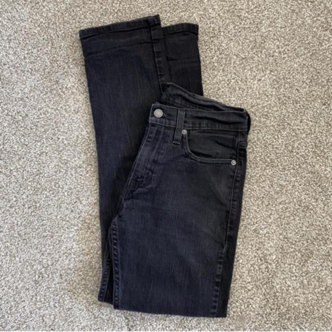 Men’s Levi Jeans Washed black color Small hole... - Depop
